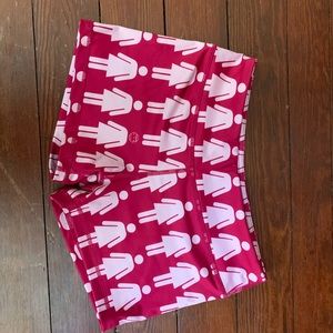 IAB MFG workout shorts: girl power